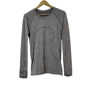 lululemon athletica Gray Long Sleeve Top